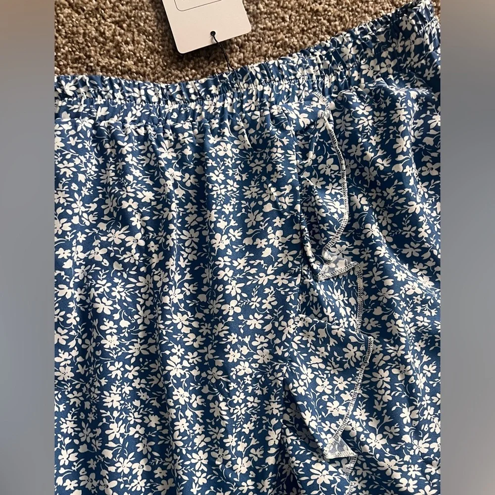 Amazon Blue Floral Midi Skirt - Picture 2 of 4